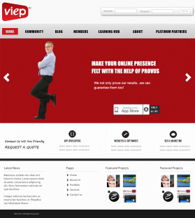 Web Design entry 548373 submitted by luckydesign