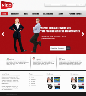 Web Design entry 548917 submitted by luckydesign