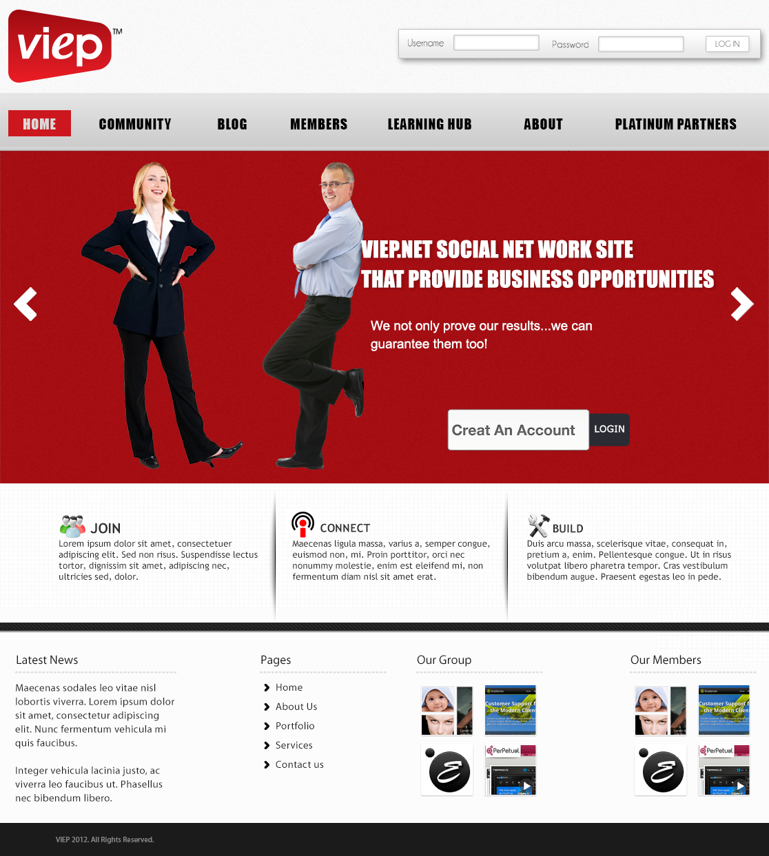 Web Design entry 548917 submitted by luckydesign