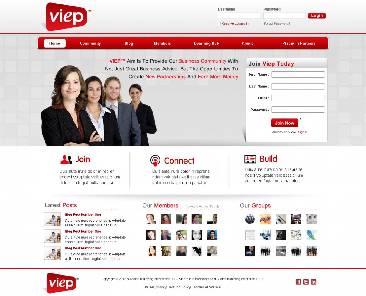 Web Design entry 549626 submitted by nerdcreatives