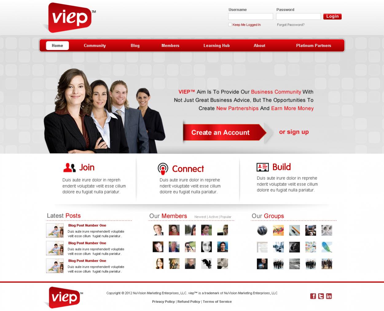 Web Design entry 549747 submitted by nerdcreatives