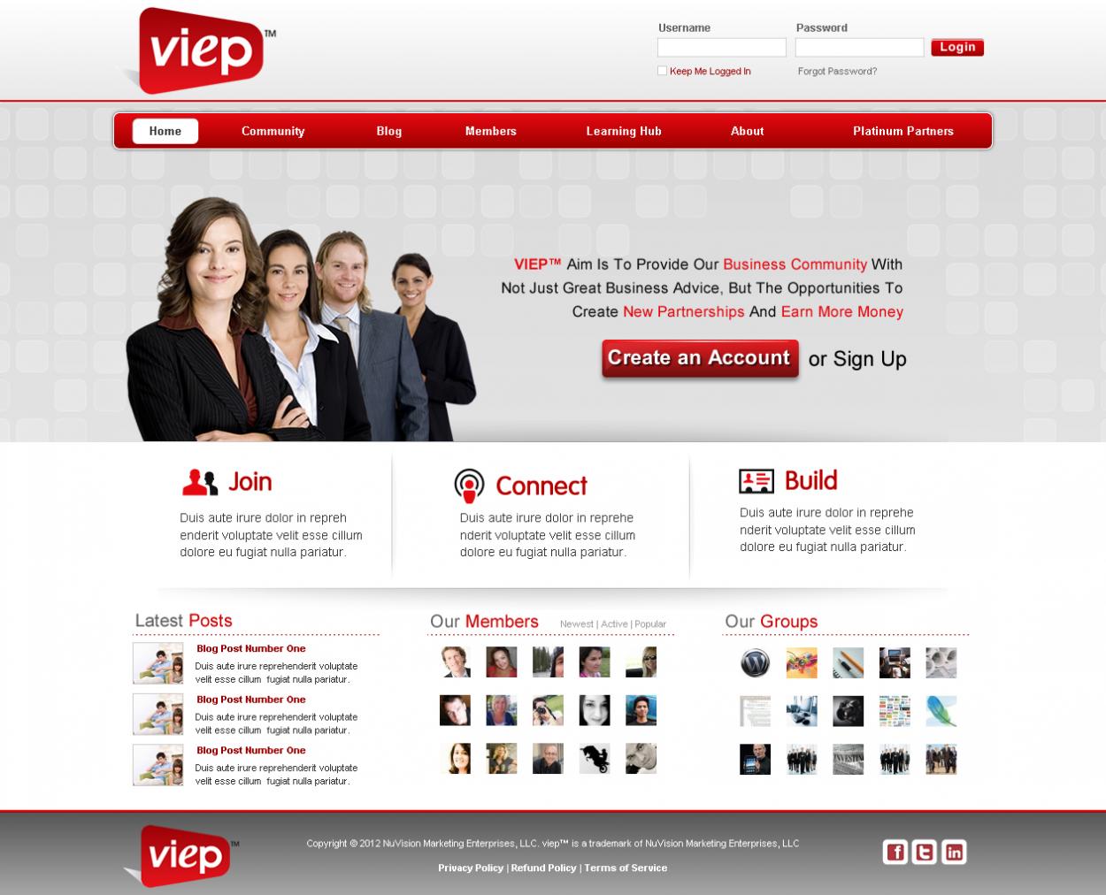 Web Design entry 549750 submitted by nerdcreatives