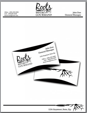 Roots Bistro Gourmand entry by enviedesigns