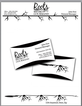 Roots Bistro Gourmand entry by enviedesigns