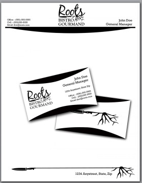 Roots Bistro Gourmand entry by enviedesigns
