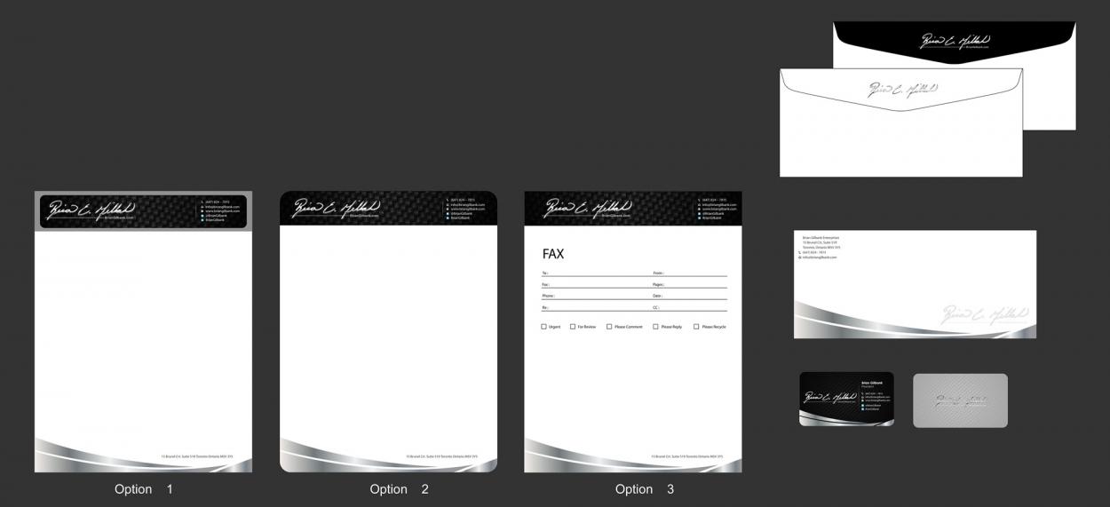 Business Card & Stationery Design for www.briangilbank.com