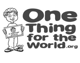 Winning entry: One Thing for the World entry by john12343
