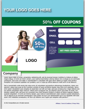 Coupons Landing Page entry by cygnus