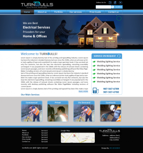 www.turnbullselectricalservices.co.uk entry by designer sohan