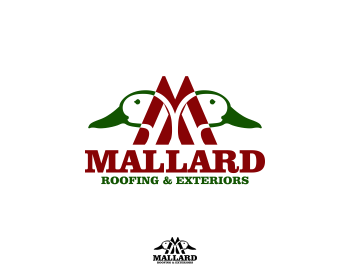 Logo Design entry 568336 submitted by Ganbatte! to the Logo Design for Mallard Roofing & Exteriors run by mallard