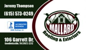 Mallard Roofing &amp; Exteriors entry by simplyg123