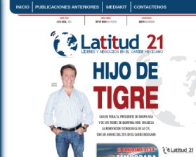 Logo Contest for a Business Magazine  "Latitud 21" entry by muzzha