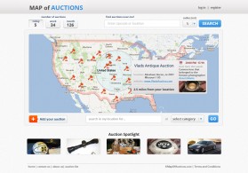 Web Design entry 576415 submitted by Dan to the Web Design for Map of Auctions run by joshdorsey2004@yahoo.com