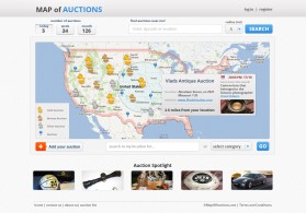 Web Design entry 576419 submitted by Dan to the Web Design for Map of Auctions run by joshdorsey2004@yahoo.com