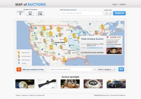 Web Design entry 576424 submitted by Dan to the Web Design for Map of Auctions run by joshdorsey2004@yahoo.com