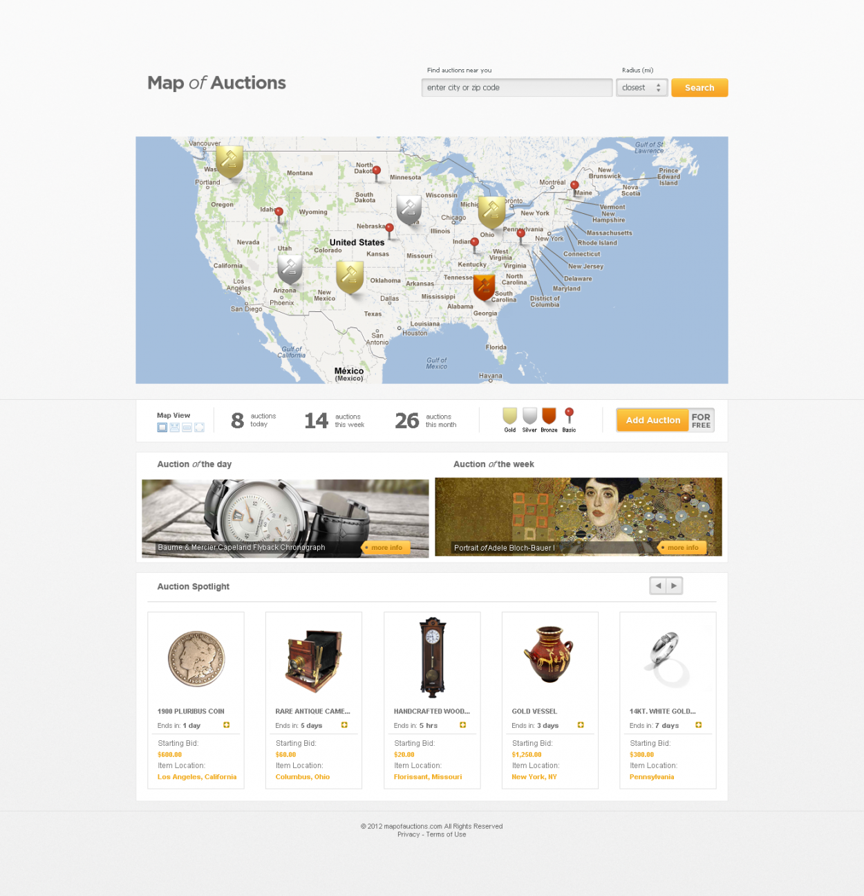 winning Web Design entry by Dan