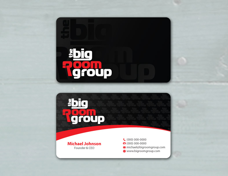 Business Card & Stationery Design for The Big Room Group