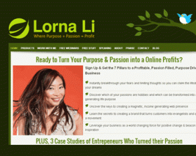 Winning entry: Personal Brand Website entry by Lavina