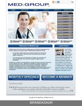 New MediGroup Website entry by brandasaur