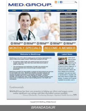 New MediGroup Website entry by brandasaur