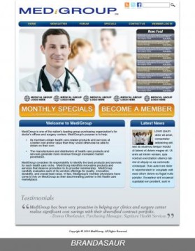 New MediGroup Website entry by brandasaur