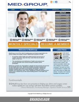 New MediGroup Website entry by brandasaur
