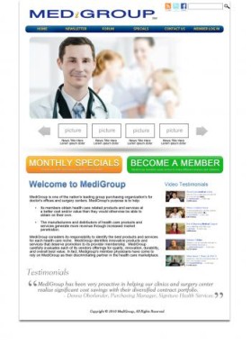 New MediGroup Website entry by brandasaur