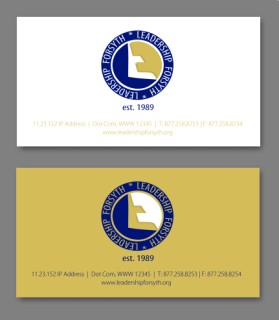 Logo Design entry 29680 submitted by zariaz to the Logo Design for Leadership Forsyth run by leader1