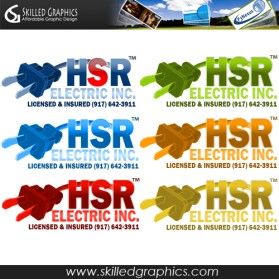 Logo Design entry 29811 submitted by Digiti Minimi to the Logo Design for HSR Electric Inc. run by beyondlabels