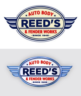 Logo Design entry 31582 submitted by kavster to the Logo Design for Reed's Body & Fender Works run by reeds