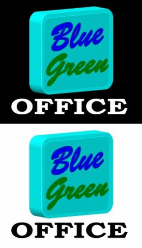 www.bluegreenoffice.com entry by cjdesigns