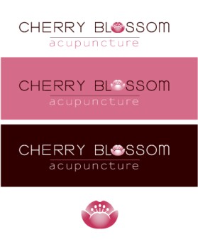 Cherry Blossom Acupuncture entry by NancyCarterDesign