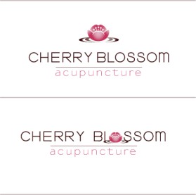 Cherry Blossom Acupuncture entry by NancyCarterDesign