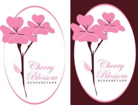 Cherry Blossom Acupuncture entry by moonlilydesigns