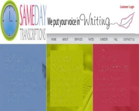 Same Day Transcriptions entry by angelcarothers