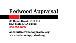 Redwood Appraisal entry by kbcorbin