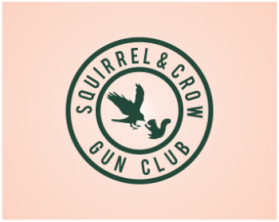 Squirrel &amp; Crow Gun Club entry by LagraphixDesigns