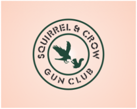 Squirrel &amp; Crow Gun Club entry by LagraphixDesigns