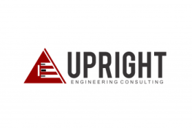 upright engineering consulting entry by LagraphixDesigns