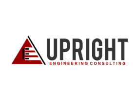 upright engineering consulting entry by LagraphixDesigns