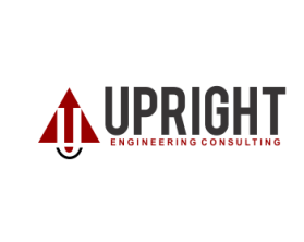 upright engineering consulting entry by LagraphixDesigns