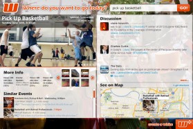 Map-Based Event Search Site entry by KaRaKteR