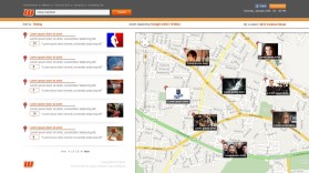 Map-Based Event Search Site entry by graphicshorse