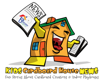 Logo Design for Kids Cardboard House News