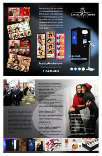 Brochure Design for ExcellencePhotoBooths.com