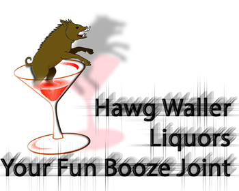 Logo Design for Hawg Waller Liquors