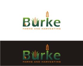 Burke Farms and Custom Harvesting entry by Crest Logo Designs
