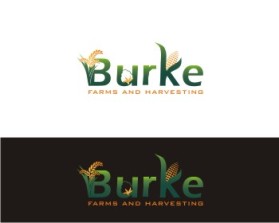 Burke Farms and Custom Harvesting entry by Crest Logo Designs
