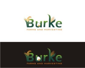 Burke Farms and Custom Harvesting entry by Crest Logo Designs