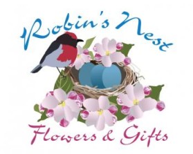 Robin's Nest Flowers &amp; Gifts entry by Meri Coury